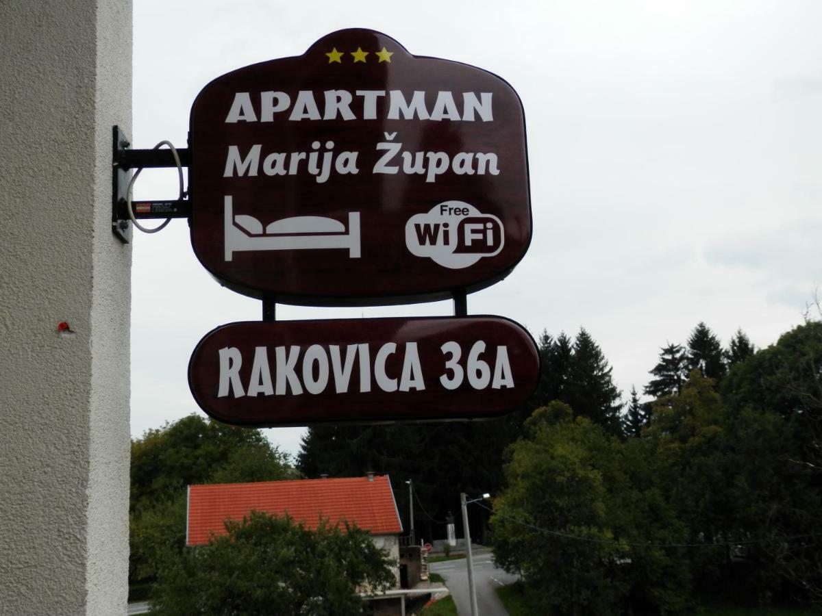 Apartment Marija Zupan Rakovica Exterior foto